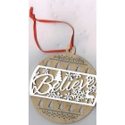 Christmas Tree Bauble: Believe